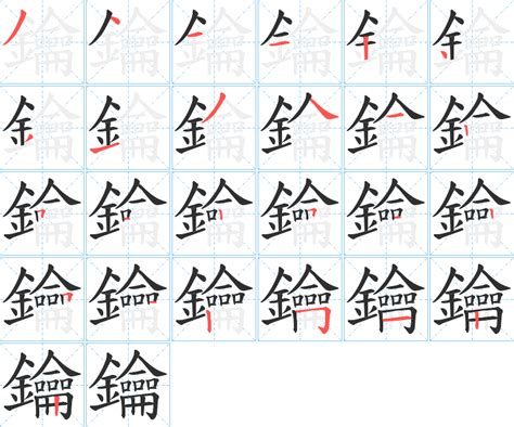 金部首名字